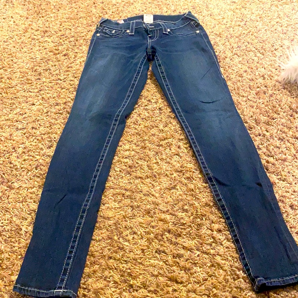True religion sparkle button Jean